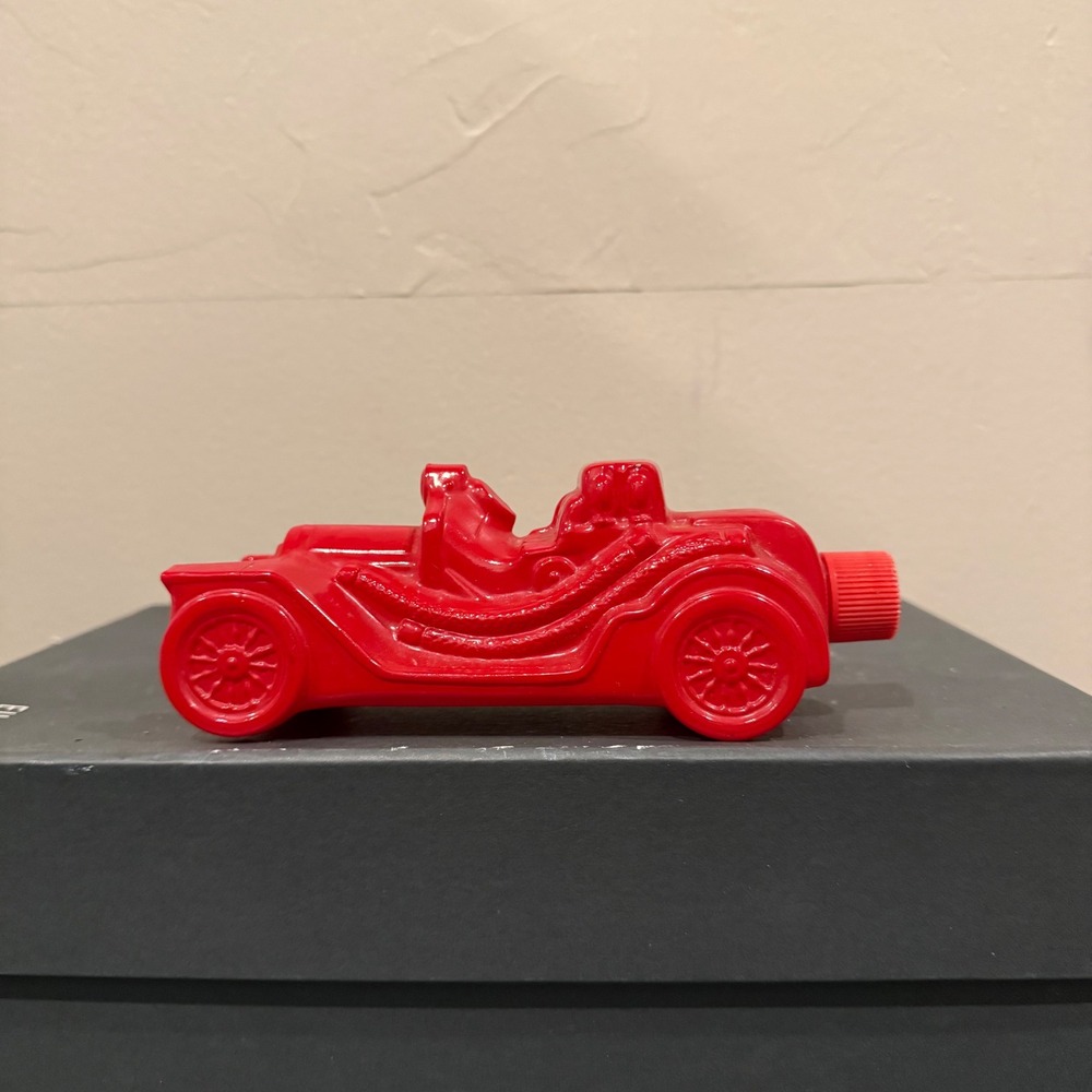 Vintage Avon Tai Winds After Shave Red Car Bottle Collectible Decor